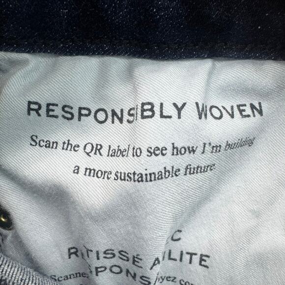 Frame Women's Le One Crop Mini Boot Denim Jeans Size 2 Bootcut Cropped Preppy - Picture 10 of 13